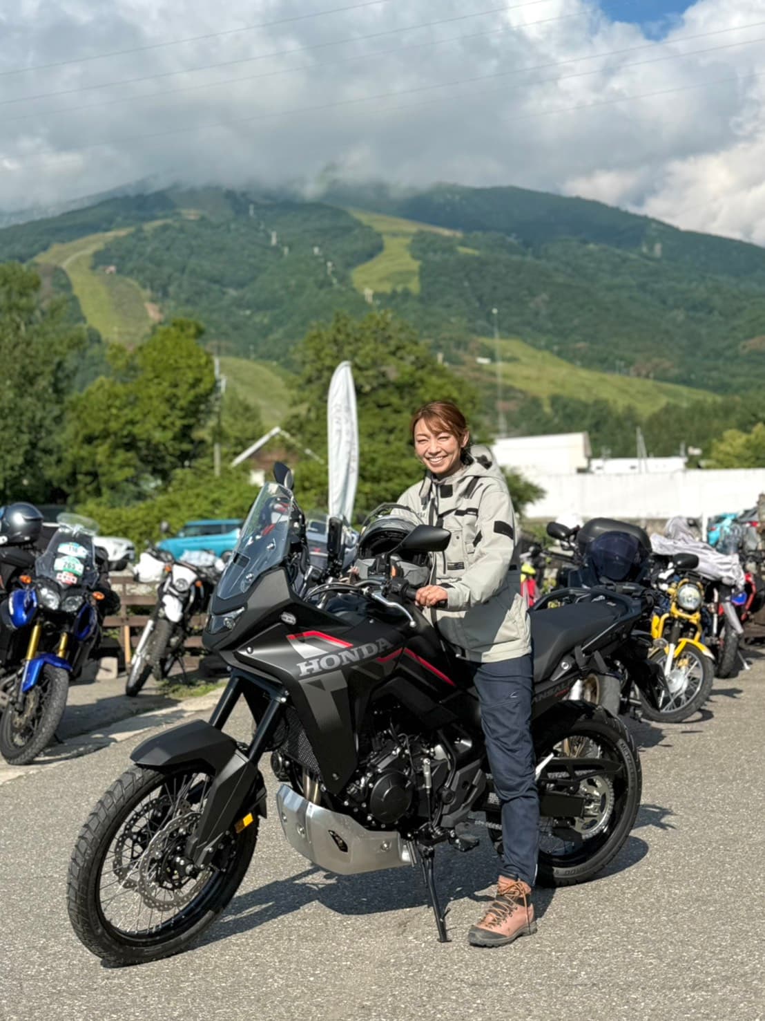 黒菱スカイラインから八方池へ【バイクでハイク!】にゲスト出演