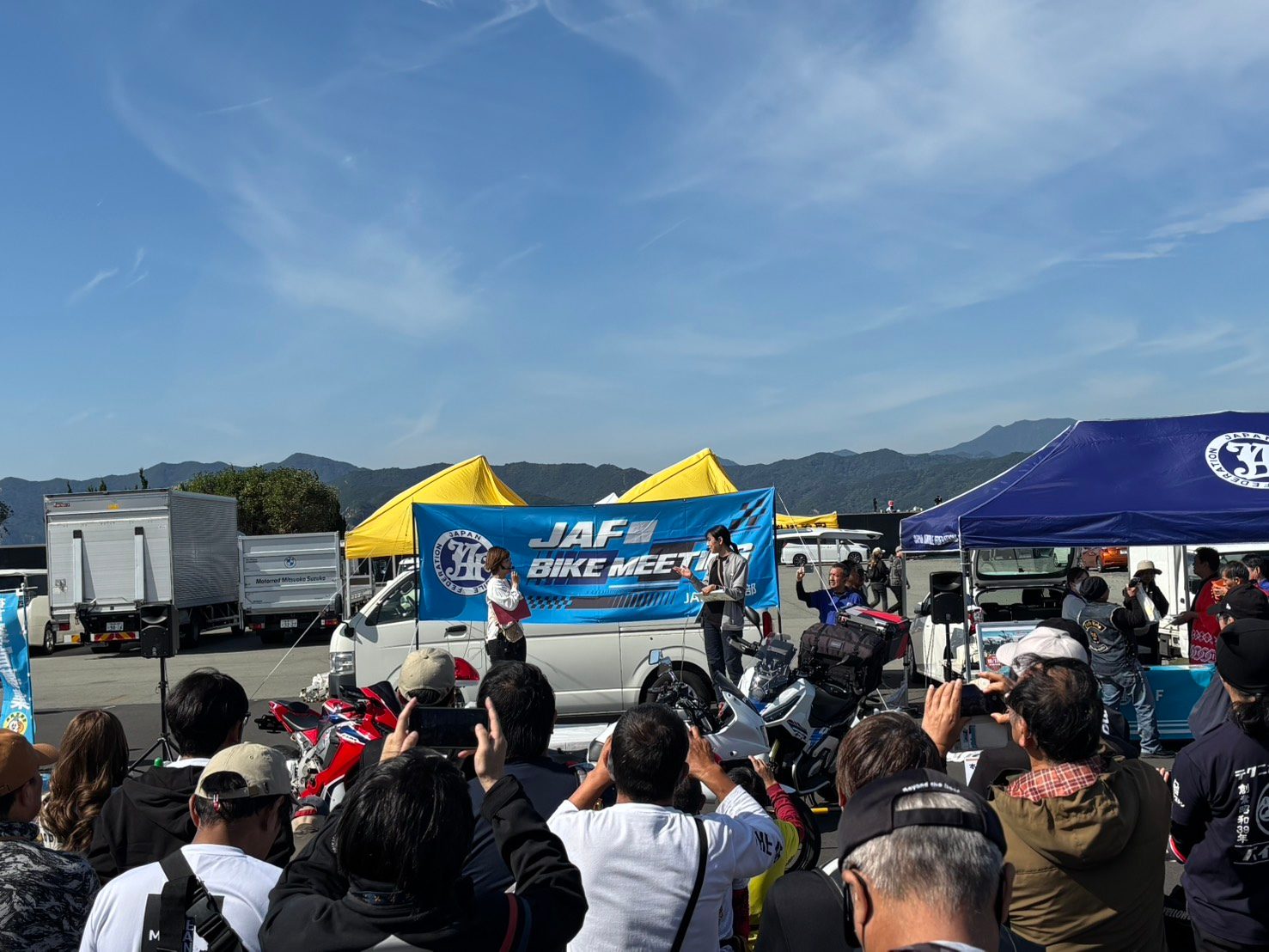 「JAFバイクミーティングin南伊勢町」にゲスト出演・ステージ進行