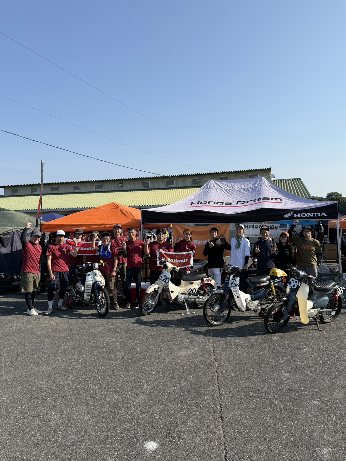 「モンCub耐久レース&スプリント」(美浜サーキット)にチームMotoSmileで参戦